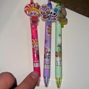 Labubu pens set of 3 new 0.5 mm